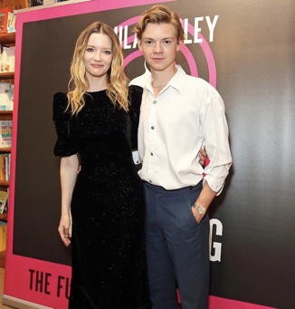 Talulah Riley and her partner.